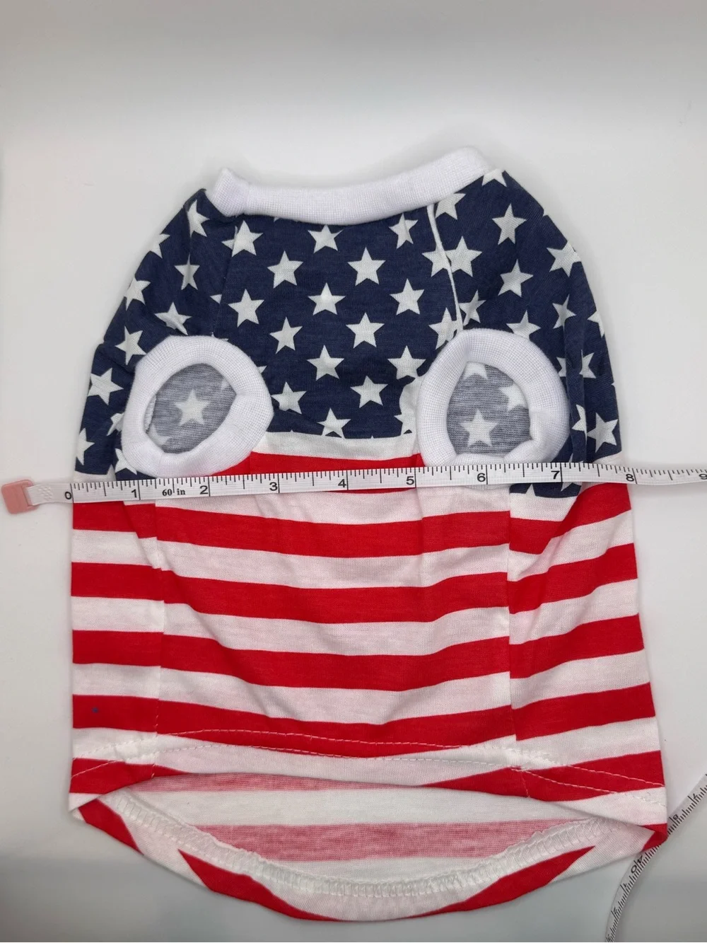 Small Dog / Pet Star & Stripe Tee - Red, White & Blue